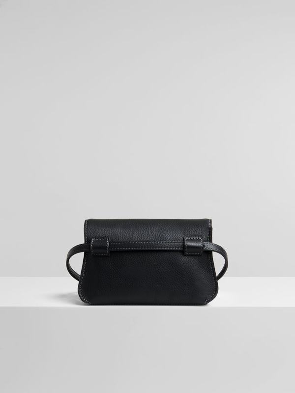 Chloé Bolsos Mujer Marcie Negras Suede Cowhide TXLW70468